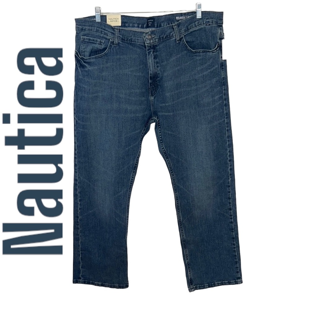 Nautica Relaxed Stretch Straight Leg Mens Jeans Size 40x30 NWT